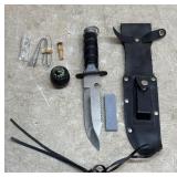 Survival Knife w/compass
