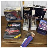 Bobble Heads, NASCAR book, model etc