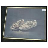 Durand 1970 ï¿½Summers Endï¿½ worn tennis shoes print
