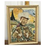 1940s Roy Rogers print *some scuffs on frame