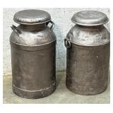 2 Milk Cans