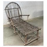 Vtg Twig Chaise Lounge 60/28/16