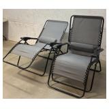 Folding zero Gravity Chairs (2) - gray