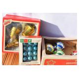 Assorted Vintage Ornaments Minis, Fancy & Bells