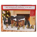 Boy Scouts 11 pc Holiday Village Set