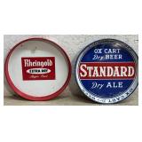 Rheingold & Standard Beer Trays (tin)