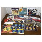 Assorted signs/labels Yankees poster *poster torn