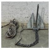 Hooker Boat Anchor w/rope