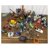 Transformers, cars, trucks, yo-yo etc