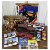 Dart game, Star Wars Trivial Pursuit, cars,