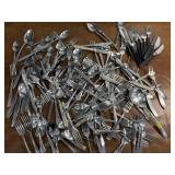 Modern Mismatched Flatware, tons