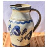 Salt Glaze Pottery Pitcher (signed)