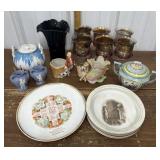 Glasses, planters, vases, plate etc *vase chipped