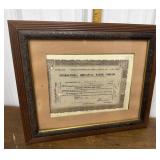 1929 International Mercantile Marine Co. framed