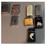 Vintage lighters zippo, penguin & more