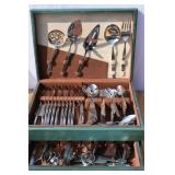 Vintage Silverware/Chest