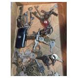 All kinds of vintage keys