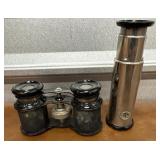 Opera Binoculars & telescope /compass
