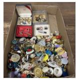 Earrings, tie clips, cuff links *pierced & clip