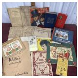 Misc. ephemera - lithos, poem book, etcï¿½