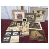 Old photos, glass slide and art etcï¿½