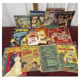 Childhood ephemera- comic books, whirly pics