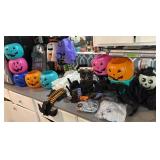 Tote full Halloween/ tote and lid included