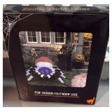 New in the box inflatable spider over 5 feet wide