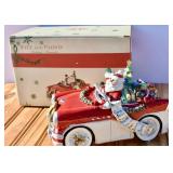 Fitz & Floyd Musical Santa Car