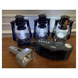 Battery Lights & Alarm Clock
