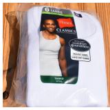NIP Hanes 6 pk White Tanks (2XL)