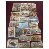 Advertising trade cards and vintage Dï¿½calcomanies