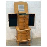 Queen Ann Jewelry armoire Chest 19/15/42