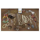 Necklaces, bracelets, pins, earrings etc