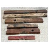6 Wooden Levels