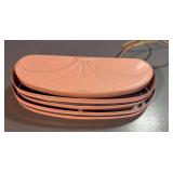 MCM Art Deco pink Headboard or wall reading lamp