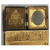 Early Tintype / Ambrotype in Gutta-percha case
