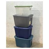 4 Storage Totes