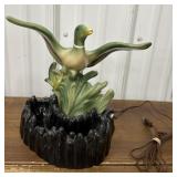 MCM TV lamp and planter ï¿½Taking Flightï¿½