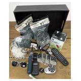 Flood Light Holders, Black +Decker screwdriver &