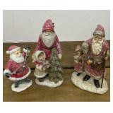 St. Nick Christmas figures - heavy