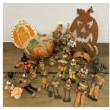 Fall threaded, Leg sitters table top decor.