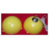 Mid Century Space Age Grow Light Orb Planter 7"