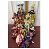 Jester/clown dolls