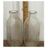 Highland Dairy, Owego NY milk bottles