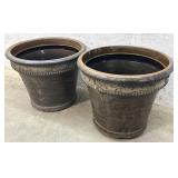 2 Large Better Homes & Garden Planters