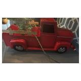 Pre-lit tree in red truck Holiday living 22