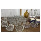 Coffee/tea cups, bottles, mugs, bowls etc