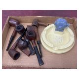 General Electric ashtray and pipes