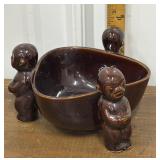 Orchids of Hawaii tiki bowl